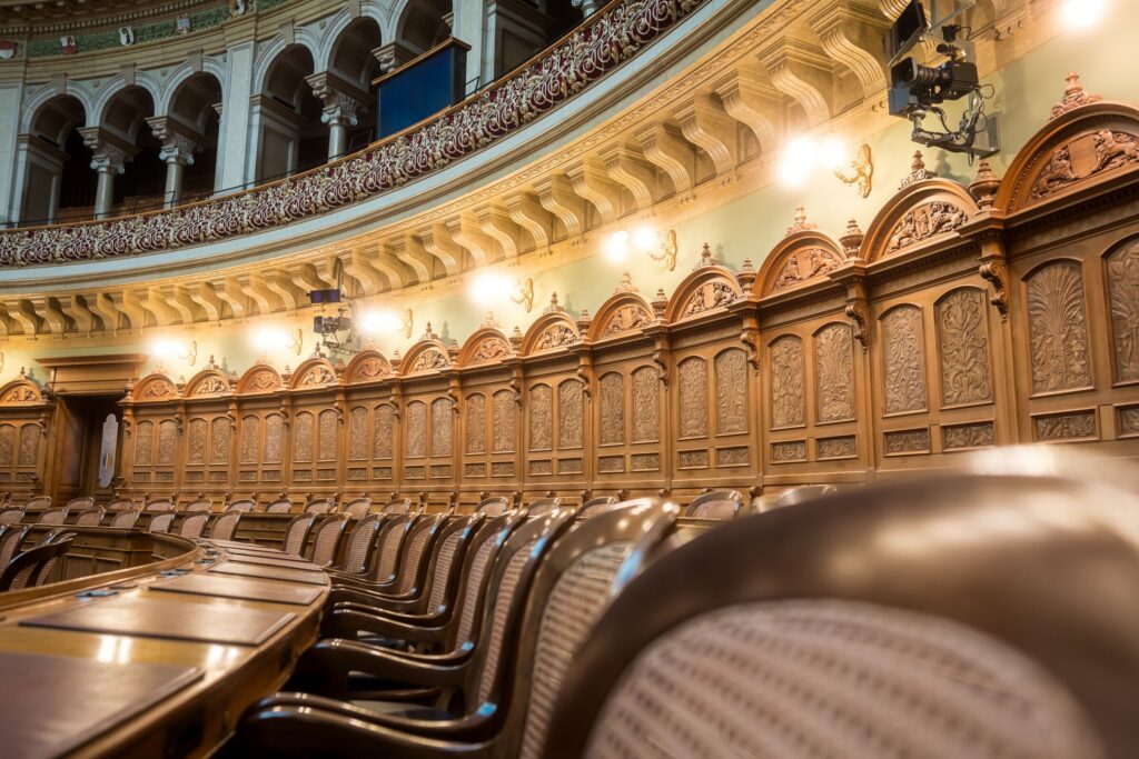 halfrond van een parlement